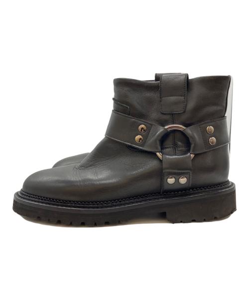 To&Co（トゥー＆コー）To&Co (トゥー＆コー) RING SHORT BOOTS ブラック サイズ:37の古着・服飾アイテム
