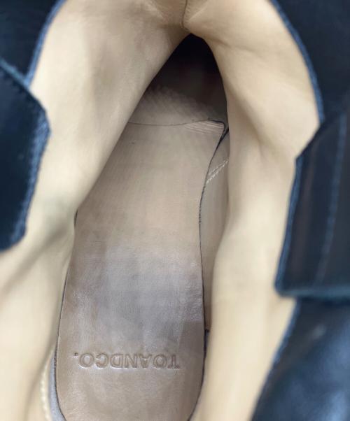 To&Co（トゥー＆コー）To&Co (トゥー＆コー) RING SHORT BOOTS ブラック サイズ:37の古着・服飾アイテム