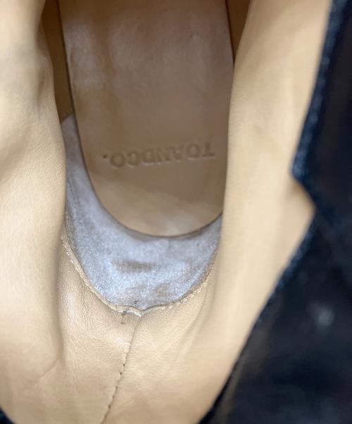To&Co（トゥー＆コー）To&Co (トゥー＆コー) RING SHORT BOOTS ブラック サイズ:37の古着・服飾アイテム
