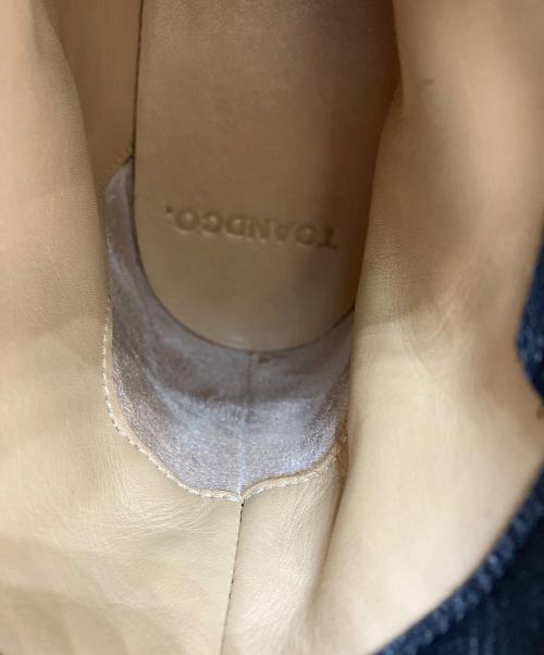 To&Co（トゥー＆コー）To&Co (トゥー＆コー) RING SHORT BOOTS ブラック サイズ:37の古着・服飾アイテム