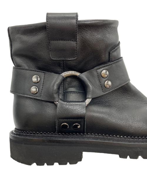 To&Co（トゥー＆コー）To&Co (トゥー＆コー) RING SHORT BOOTS ブラック サイズ:37の古着・服飾アイテム