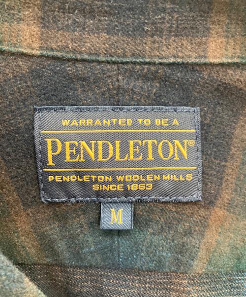 PENDLETON（ペンドルトン）PENDLETON (ペンドルトン) PLAID BOARD SHIRT グリーン サイズ:Mの古着・服飾アイテム