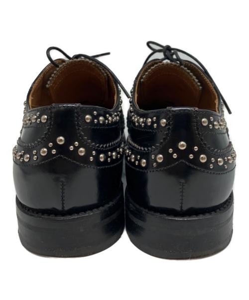 Church’s（チャーチ）Church’s (チャーチ) スタッズウイングチップシューズ ブラック サイズ:361／2の古着・服飾アイテム