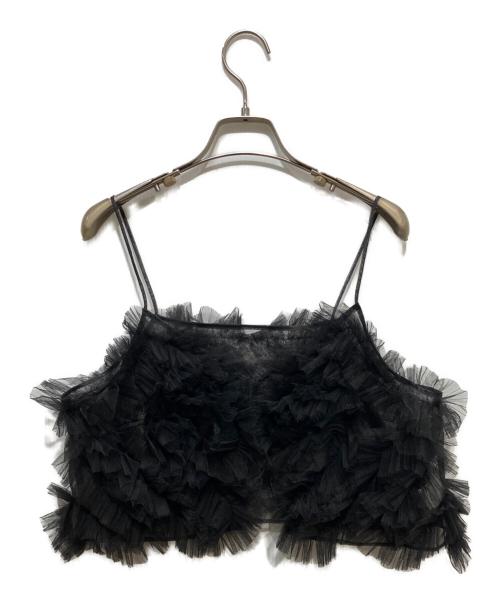 HeRIN.CYE（ヘリンドットサイ）HeRIN.CYE (ヘリンドットサイ) Many frill bustier ブラック サイズ:FREEの古着・服飾アイテム