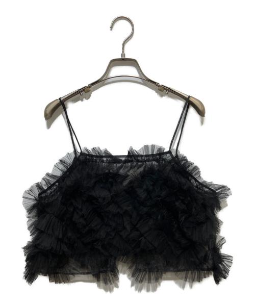 HeRIN.CYE（ヘリンドットサイ）HeRIN.CYE (ヘリンドットサイ) Many frill bustier ブラック サイズ:FREEの古着・服飾アイテム