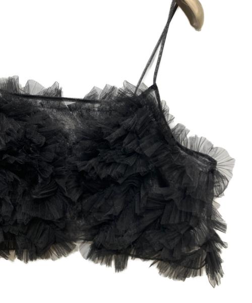 HeRIN.CYE（ヘリンドットサイ）HeRIN.CYE (ヘリンドットサイ) Many frill bustier ブラック サイズ:FREEの古着・服飾アイテム