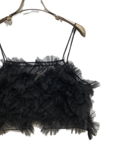 HeRIN.CYE（ヘリンドットサイ）HeRIN.CYE (ヘリンドットサイ) Many frill bustier ブラック サイズ:FREEの古着・服飾アイテム