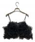 HeRIN.CYE（ヘリンドットサイ）の古着「Many frill bustier」｜ブラック