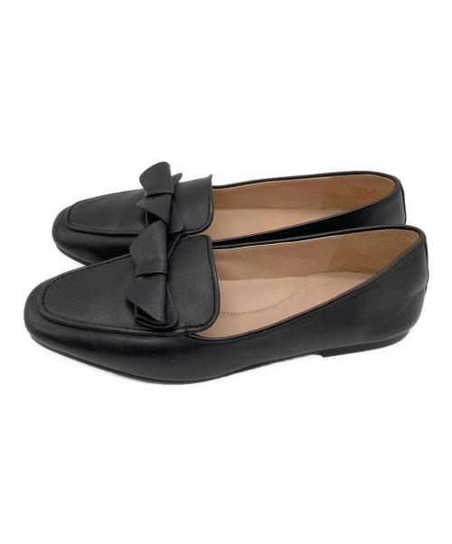 COLE HAAN（コールハーン）COLE HAAN (コールハーン) ペイソン ソフト ボウ ローファー ブラック サイズ:6Bの古着・服飾アイテム