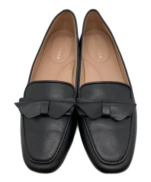 COLE HAAN（コールハーン）COLE HAAN (コールハーン) ペイソン ソフト ボウ ローファー ブラック サイズ:6Bの古着・服飾アイテム