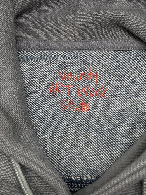 VAUNDY（バウンディー）VAUNDY (バウンディー) ロゴフーディーパーカー グレー サイズ:Lの古着・服飾アイテム