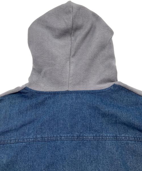 VAUNDY（バウンディー）VAUNDY (バウンディー) ロゴフーディーパーカー グレー サイズ:Lの古着・服飾アイテム