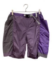 and wander×GRAMICCI（アンドワンダー×グラミチ）の古着「PATCHWORK WIND SHORT」｜パープル