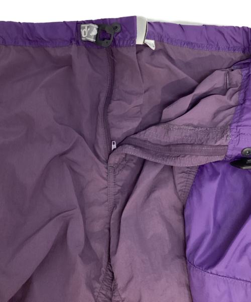 and wander（アンドワンダー）and wander (アンドワンダー) GRAMICCI (グラミチ) PATCHWORK WIND SHORT パープル サイズ:SIZE Lの古着・服飾アイテム