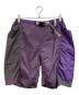 and wander（アンドワンダー）の古着「PATCHWORK WIND SHORT」｜パープル