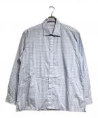 Charvetシャルベ）の古着「チェックシャツ/Check Shirt」｜ブルー×ホワイト