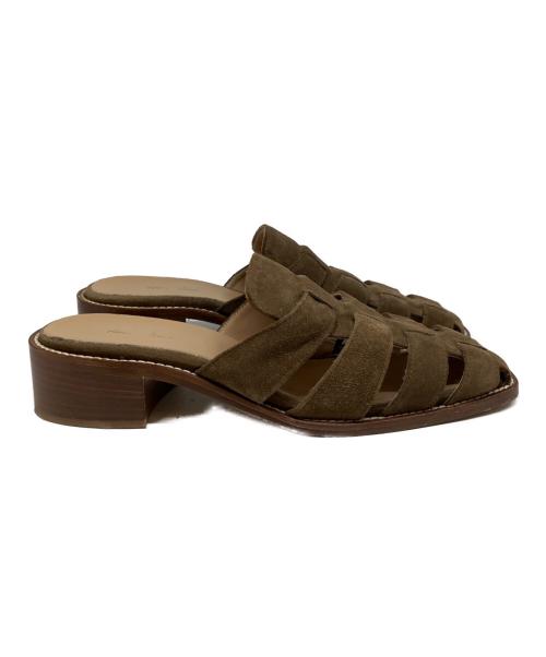 STEVEN ALAN（スティーブンアラン）STEVEN ALAN (スティーブンアラン) スウェードグルカサンダル ブラウン サイズ:37の古着・服飾アイテム