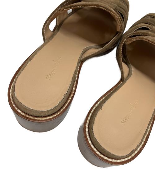 STEVEN ALAN（スティーブンアラン）STEVEN ALAN (スティーブンアラン) スウェードグルカサンダル ブラウン サイズ:37の古着・服飾アイテム