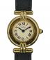 Cartier（カルティエ）の古着「MUST COLISÉE VERMEIL/マストコリゼ ヴェルメイユ Ref.W1000653/アイボリーローマン文字盤」｜アイボリー文字盤