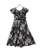 HER LIP TOハーリップトゥ）の古着「Anemone Ruffled Long Dress」｜ブラック