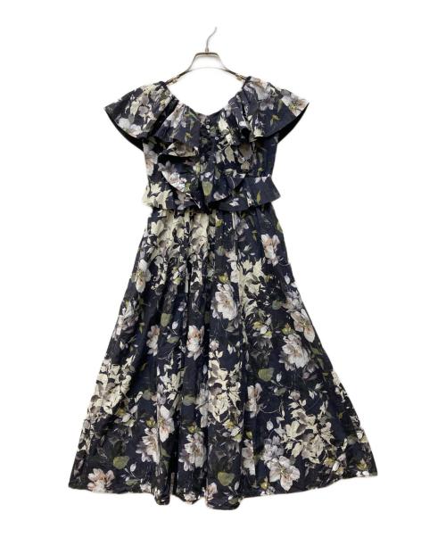 HER LIP TO（ハーリップトゥ）HER LIP TO (ハーリップトゥ) Anemone Ruffled Long Dress ブラック サイズ:Sの古着・服飾アイテム