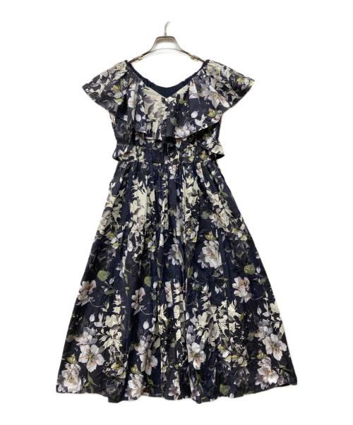 HER LIP TO（ハーリップトゥ）HER LIP TO (ハーリップトゥ) Anemone Ruffled Long Dress ブラック サイズ:Sの古着・服飾アイテム