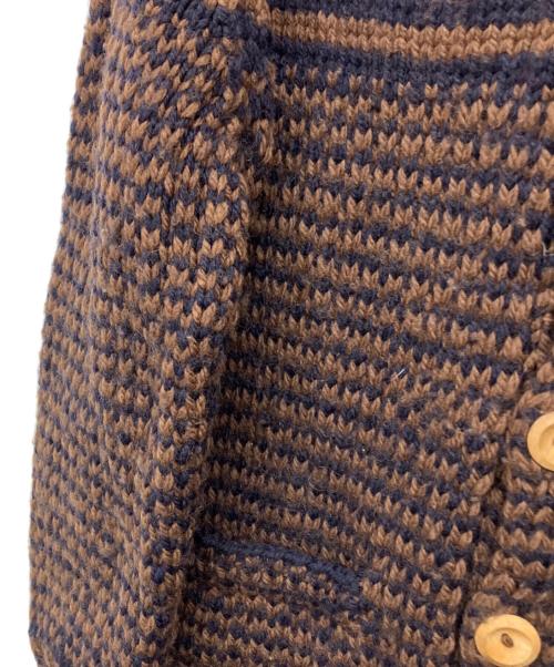 INVERALLAN（インバーアラン）INVERALLAN (インバーアラン) 厚手カーディガン ブラウン サイズ:Fの古着・服飾アイテム