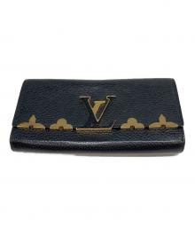 LOUIS VUITTON（ルイ ヴィトン）の古着「長財布」｜ブラック