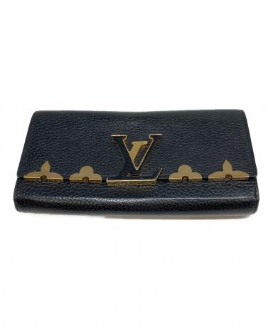 中古・古着通販】LOUIS VUITTON (ルイ ヴィトン) 長財布 ブラック