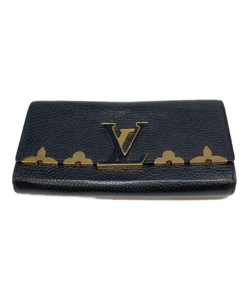 LOUIS VUITTON（ルイ ヴィトン）LOUIS VUITTON (ルイ ヴィトン) 長財布 ブラックの古着・服飾アイテム