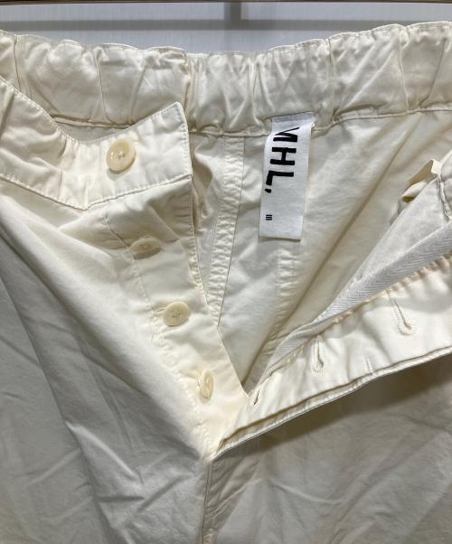 MHL（エムエイチエル）MHL (エムエイチエル) パンツ ホワイト サイズ:3の古着・服飾アイテム