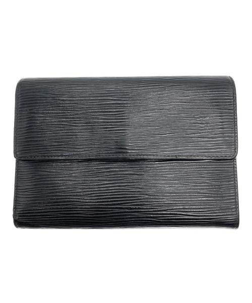 LOUIS VUITTON（ルイ ヴィトン）LOUIS VUITTON (ルイ ヴィトン) 3つ折り財布 ブラックの古着・服飾アイテム