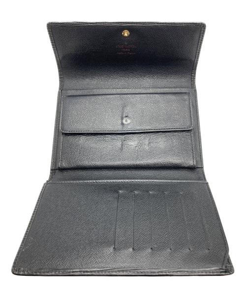 LOUIS VUITTON（ルイ ヴィトン）LOUIS VUITTON (ルイ ヴィトン) 3つ折り財布 ブラックの古着・服飾アイテム