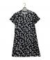 BLACK COMME des GARCONS（ブラックコムデギャルソン）の古着「ロゴ総柄ワンピース」｜ブラック