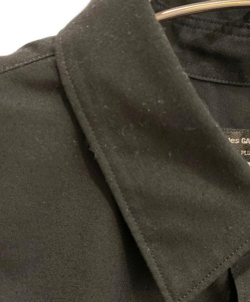 COMME des GARCONS HOMME PLUS（コムデギャルソンオムプリュス）COMME des GARCONS HOMME PLUS (コムデギャルソンオムプリュス) 燕尾ロングシャツ ブラック サイズ:Sの古着・服飾アイテム