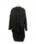 COMME des GARCONS HOMME PLUS（コムデギャルソンオムプリュス）の古着「燕尾ロングシャツ」｜ブラック