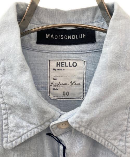 MADISON BLUE（マディソンブルー）MADISON BLUE (マディソンブルー) HAMPTON CHAMBRAY SHIRT ブルー サイズ:00（XS）の古着・服飾アイテム