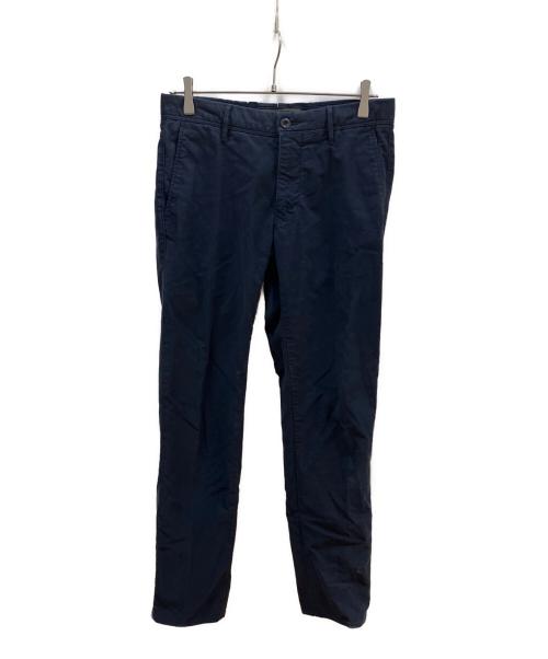 INCOTEX（インコテックス）INCOTEX (インコテックス) SLIM FIT ガーメントダイコットンストレッチギャバジンテーパードパンツ ネイビー サイズ:30の古着・服飾アイテム