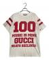 GUCCI（グッチ）の古着「100周年 MUSIC IS MINE ロゴ Tシャツ」｜ホワイト