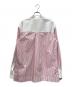 GUCCI (グッチ) Cotton Fil Coupé Shirt コットン フィルクーペ シャツ/826759 Z7ASD ホワイト×レッド サイズ:42：55000円