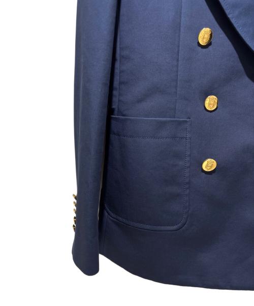 GUCCI（グッチ）GUCCI (グッチ) ダブルブレスト コットンジャケット ネイビー サイズ:42の古着・服飾アイテム