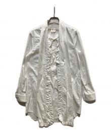 COMME des GARCONS（コムデギャルソン）の古着「フリルストールシャツ」｜ホワイト