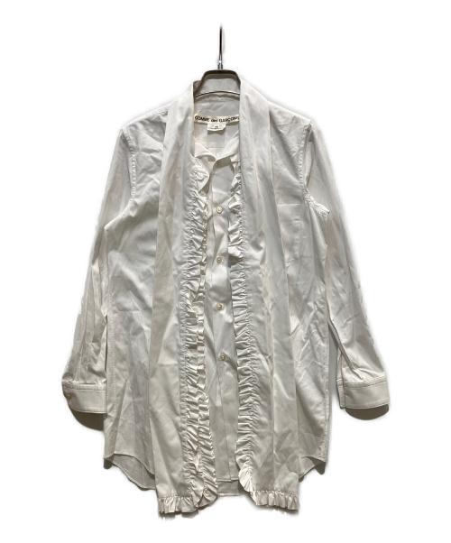 COMME des GARCONS（コムデギャルソン）COMME des GARCONS (コムデギャルソン) フリルストールシャツ ホワイト サイズ:XSの古着・服飾アイテム