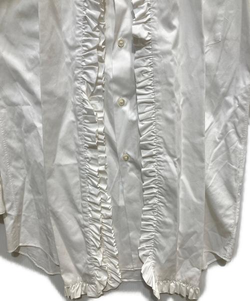 COMME des GARCONS（コムデギャルソン）COMME des GARCONS (コムデギャルソン) フリルストールシャツ ホワイト サイズ:XSの古着・服飾アイテム