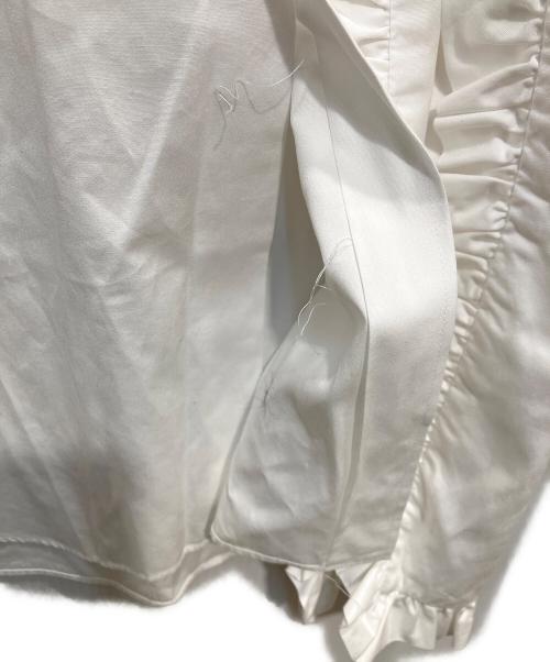 COMME des GARCONS（コムデギャルソン）COMME des GARCONS (コムデギャルソン) フリルストールシャツ ホワイト サイズ:XSの古着・服飾アイテム