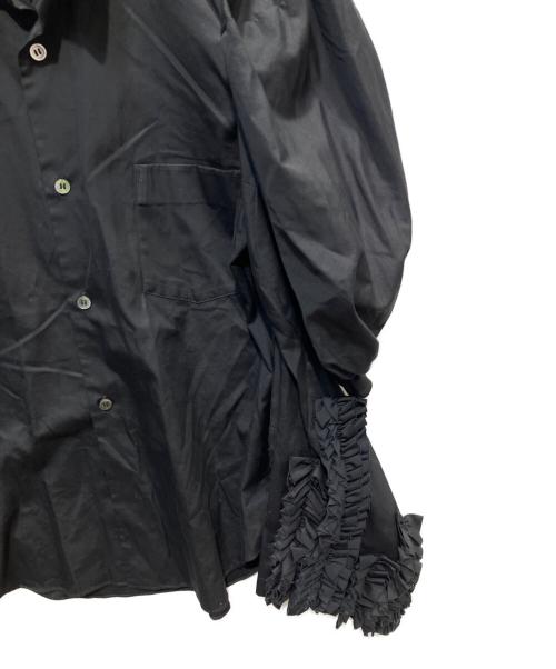 COMME des GARCONS（コムデギャルソン）COMME des GARCONS (コムデギャルソン) フリルスリーブシャツ ブラック サイズ:XSの古着・服飾アイテム