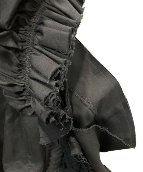 COMME des GARCONS（コムデギャルソン）COMME des GARCONS (コムデギャルソン) フリルスリーブシャツ ブラック サイズ:XSの古着・服飾アイテム