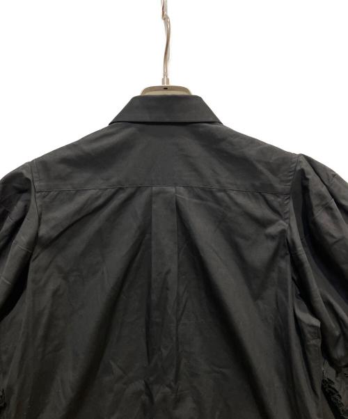 COMME des GARCONS（コムデギャルソン）COMME des GARCONS (コムデギャルソン) フリルスリーブシャツ ブラック サイズ:XSの古着・服飾アイテム