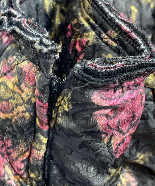 COMME des GARCONS（コムデギャルソン）COMME des GARCONS (コムデギャルソン) フラワージャガードサロペットスカート ブラック サイズ:XSの古着・服飾アイテム