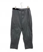 Graphpaperグラフペーパー）の古着「Solotex Twill Wide Tapered Chef Pants」｜グレー
